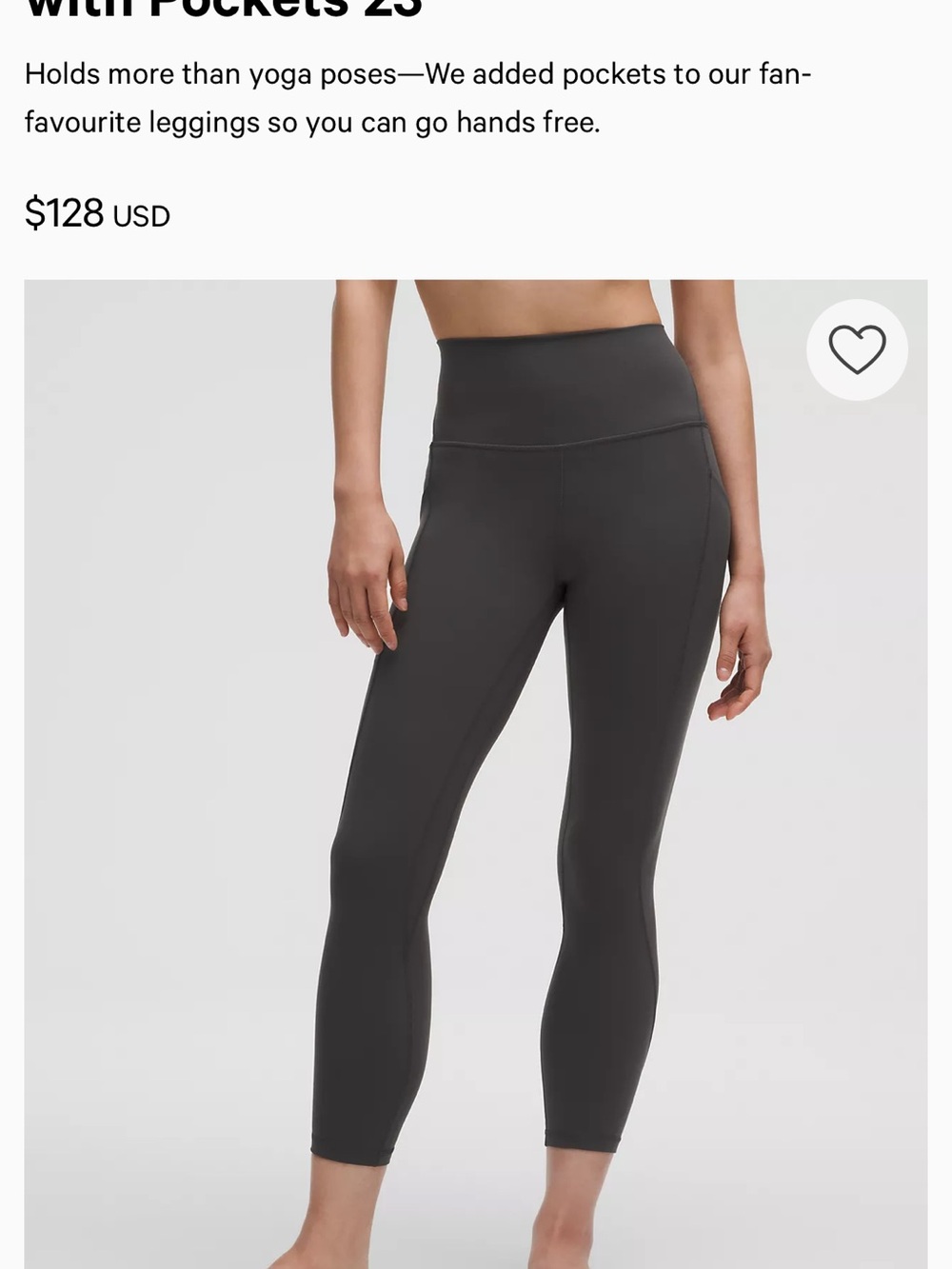 Lululemon black capris workout leggings - Picture 6 of 7